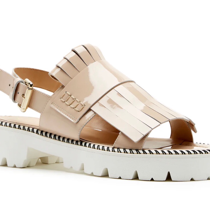La Canadienne Raisa Sling Leather Sandal - Like New With Box & Dustbag